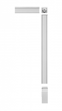Декоративный элемент D210 (д9,6 x в9,6 x ш3,5)